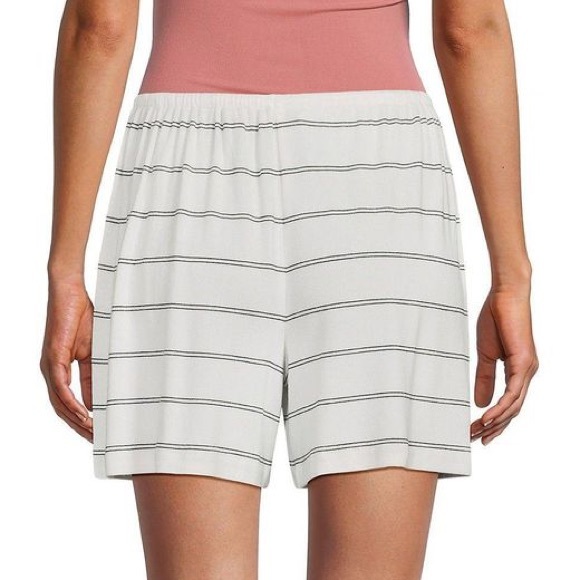 NEW Vince woven viscose striped lounge shorts - Picture 3 of 8
